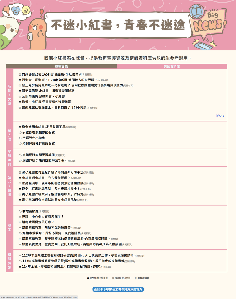 不迷小紅書，青春不迷途