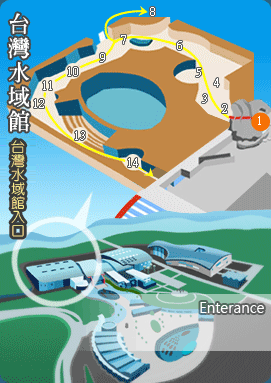 台灣水域館的入口
